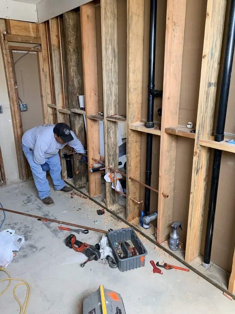Commercial rough-in plumbing for Trenchless Sewer Repair in Holly Springs